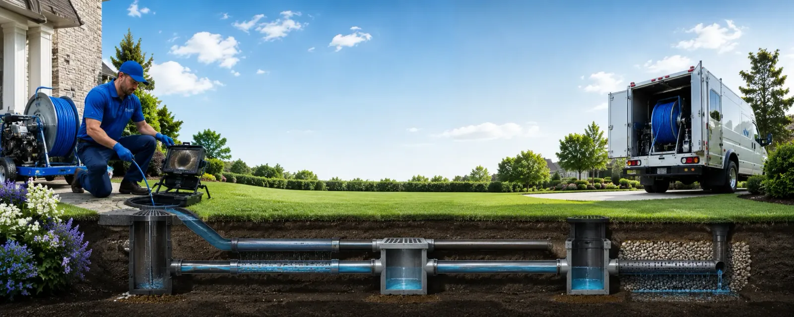 Outdoor drain cleaning information for Alexander, IA